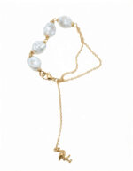 pearl charm bracelet for women