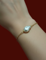 Lira Handmade Pearl Bracelet | Anti Tarnish - Image 2