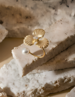 Aurielle Floral Pearl Ring - Image 3