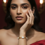 pearl charm bracelet for women