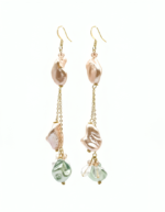 pearl chain party wear drop earrings for women