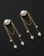 Azelora Handmade Chain Drop Earrings | Anti Tarnish - Image 3