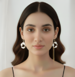 Avelora Handmade Floral Earrings | Anti Tarnish