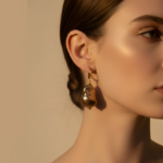 Alira Handmade Pearl Huggie Earrings | Anti Tarnish