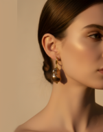 Alira Handmade Pearl Huggie Earrings | Anti Tarnish