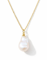 Aurelia Baroque Pearl Pendant Necklace | Handmade Anti Tarnish - Image 2