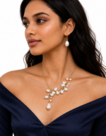 Ophelia Statement Pearl Jewellery Set | Handmade Anti Tarnish - Image 2