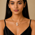 Aveline Layered Pearl Necklace | Handmade Anti Tarnish