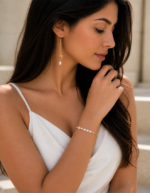 Floriane Pearl Charm Jewellery Set | Handmade Anti Tarnish - Image 4