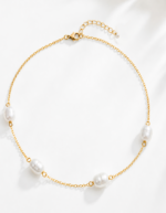 Serelune Pearl Chain Necklace | Handmade Anti Tarnish - Image 4
