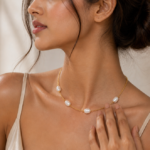 Serelune handmade anti tarnish pearl chain necklace for women