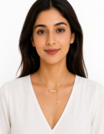 Veloura Pearl Drop Necklace | Handmade Anti Tarnish - Image 4